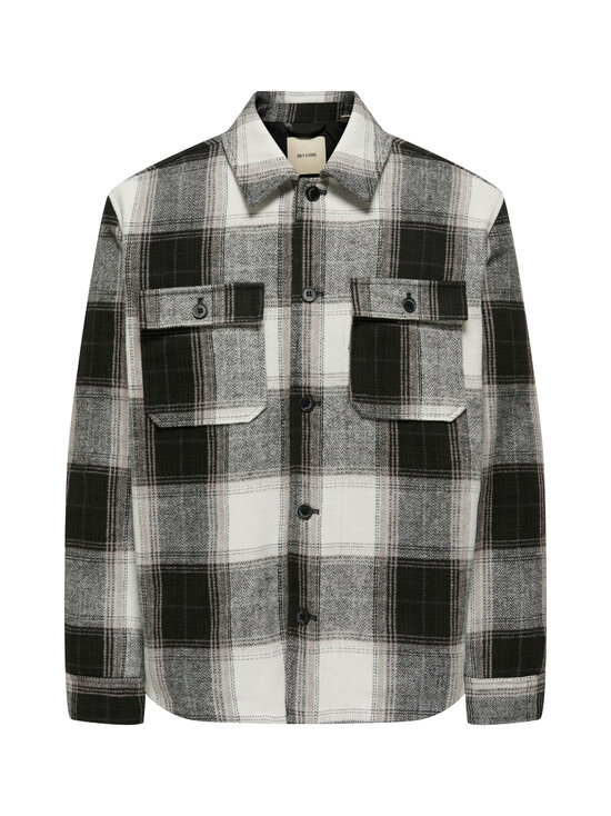 Only & Sons - Särkjakk OnsZack Overshirt - BLACK DETAIL:CHECKS | Stockmann - photo 1