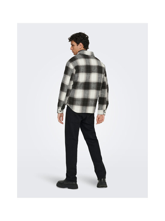 Only & Sons - Särkjakk OnsZack Overshirt - BLACK DETAIL:CHECKS | Stockmann - photo 3