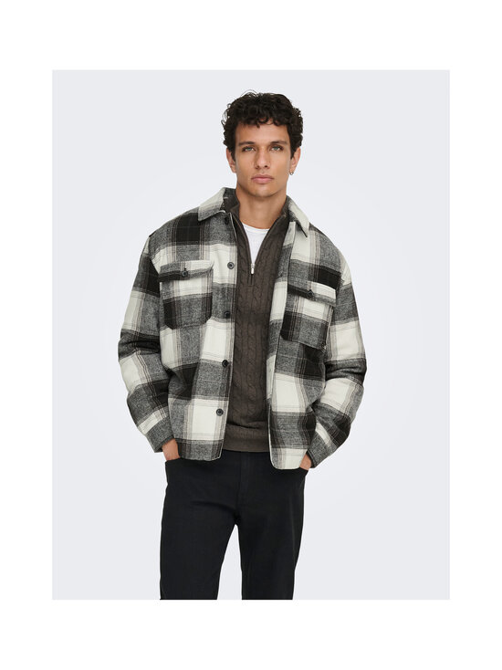 Only & Sons - Särkjakk OnsZack Overshirt - BLACK DETAIL:CHECKS | Stockmann - photo 5