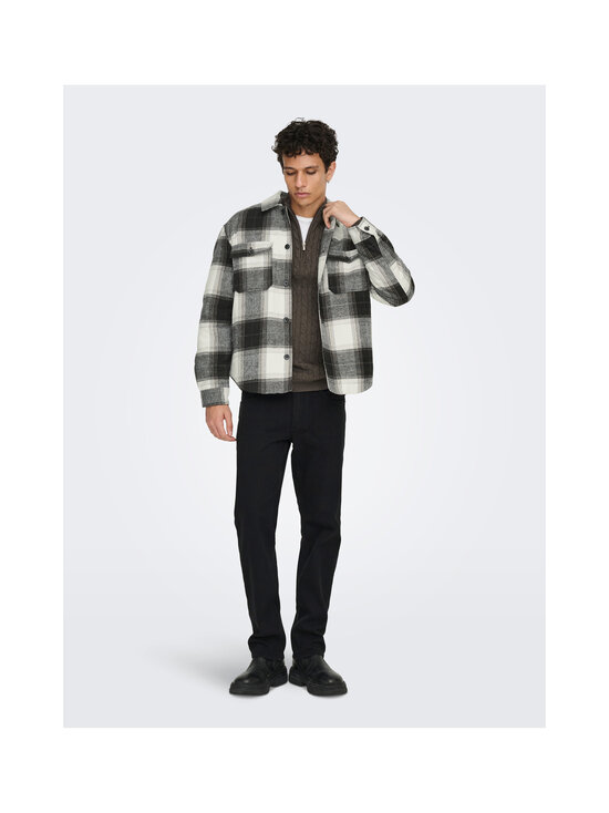 Only & Sons - Särkjakk OnsZack Overshirt - BLACK DETAIL:CHECKS | Stockmann - photo 6