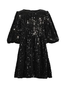 Bogi - Nora kleita ar fliteriem - BLACK Bogi - Nora kleita ar fliteriem - BLACK | Stockmann