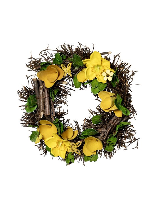 Pentik - Kukkatarha-kranssi - YELLOW | Stockmann - photo 1