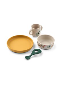 Liewood - Vivi bērnu trauku komplekts - AROUND THE WORLD / SANDY | Stockmann