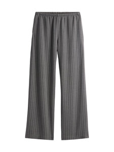 GAP - Easy Wide Leg Twill bikses - GREY STRIPE | Stockmann