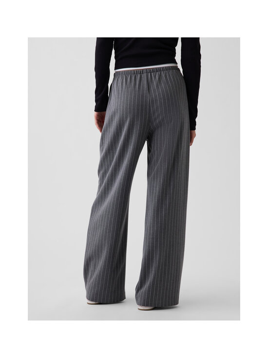 GAP - Easy Wide Leg Twill bikses - GREY STRIPE | Stockmann - photo 4