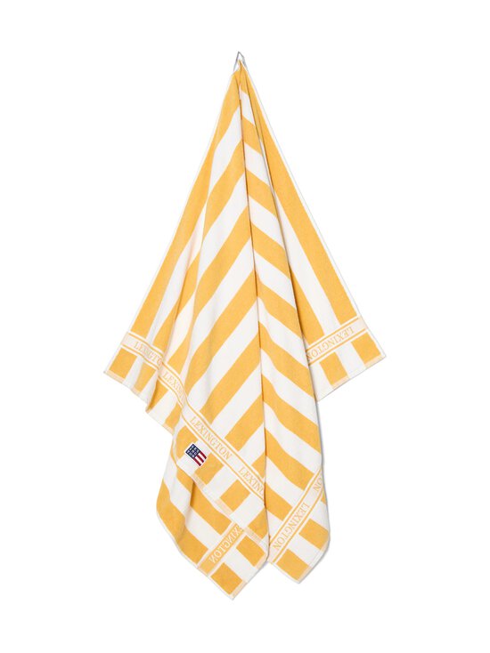 Lexington - Block Striped Cotton Terry -rantapyyhe - 3003 YELLOW/WHITE | Stockmann - photo 2
