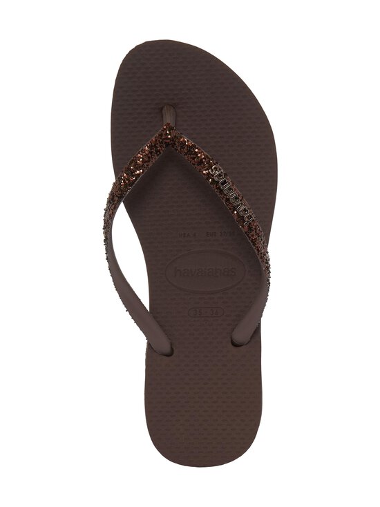 Havaianas - Slim Glitter II flipflopi - 0727 DARK BROWN | Stockmann - photo 2