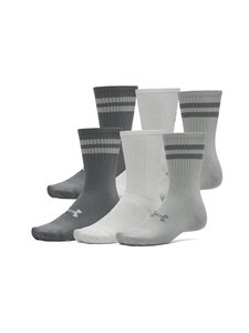 Under Armour - Essential Crew -sukat 6 pack - 069 TITANIUM | Stockmann