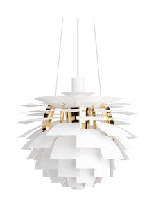 Louis Poulsen - PH Artichoke -riippuvalaisin 480 x 465 mm - SOFT WHITE/BRASS METALLISED | Stockmann