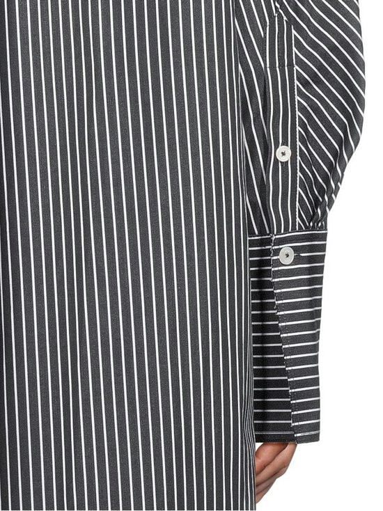 TOTEME - Striped Kimono -paitamekko - BLACK/WHITE 046 | Stockmann - photo 4