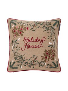 Lexington - Holiday House Wool Mix spilvendrāna 50 x 50 cm - 2500-SH25 BEIGE MULTI | Stockmann