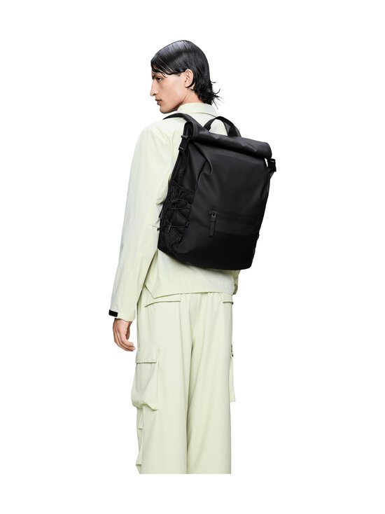 Rains - Trail Mountaineer Rolltop W3 -reppu - 01 BLACK | Stockmann - photo 4