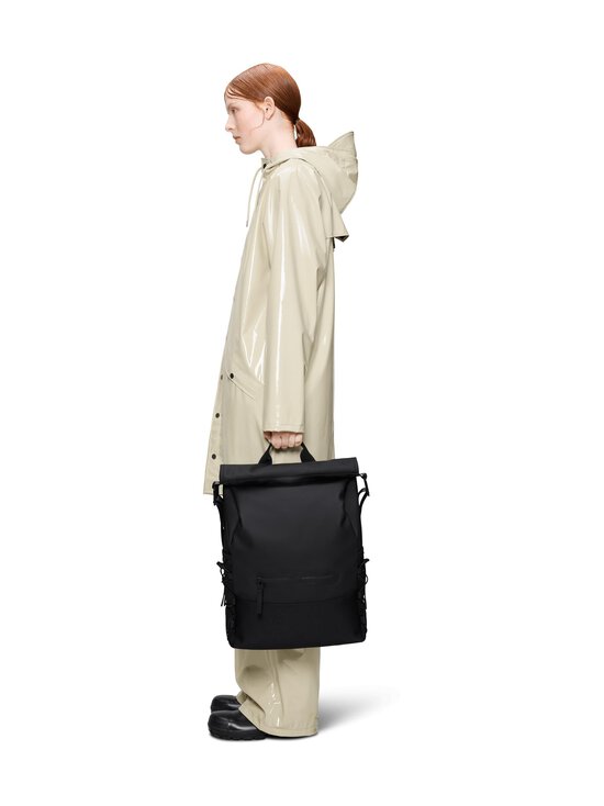 Rains - Trail Mountaineer Rolltop W3 -reppu - 01 BLACK | Stockmann - photo 5