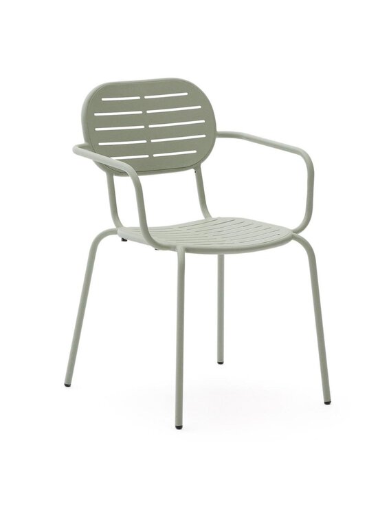 Kave Home - Brai-tuoli käsinojilla vaaleanvihreä - GREEN | Stockmann - photo 1