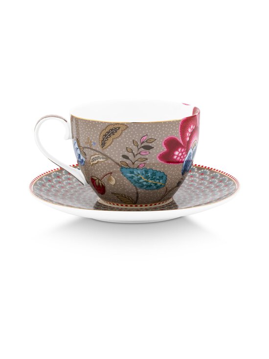 PIP Studio - Blooming Tales Fantasy - posliinikuppi- ja lautanen 300 ml - KHAKI | Stockmann - photo 2