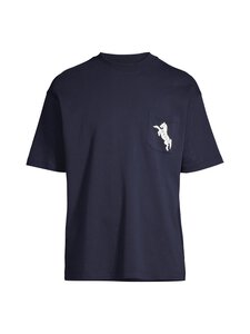 Drôle de Monsieur - Le EmblËme Chevaux t-paita - NAVY | Stockmann