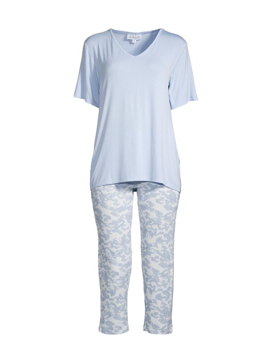 Damella - Bamboo- pyjamapaita ja pyjamacaprit - 282 SKY BLUE | Stockmann - photo 1