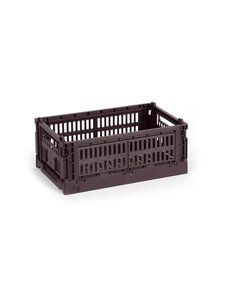 HAY - Colour Crate Small -säilytyslaatikko 17 x 26,5 Xx 10,5 cm - BORDEAUX | Stockmann