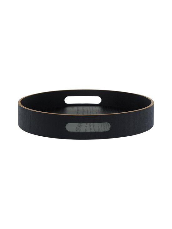 Casa Stockmann - Bando Black - pyöreä tarjotin kädensijoilla - FB-6030-03 MATT WENGUE BLACK | Stockmann - photo 4