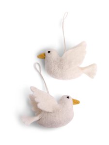 Én Gry & Sif - Peace of Dove -huopakoriste 2 kpl - WHITE | Stockmann