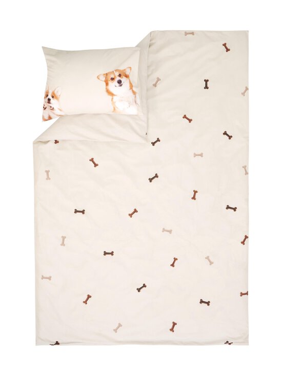 Snurk - Voodipesukomplekt Corgi Friends - BEIGE | Stockmann - photo 2