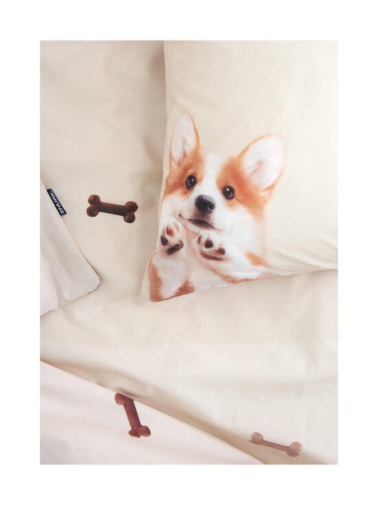 Snurk - Voodipesukomplekt Corgi Friends - BEIGE | Stockmann - photo 5