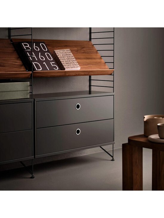 String Furniture - String System -lehtihylly tummanharmaa L 78 cm - GREY | Stockmann - photo 2