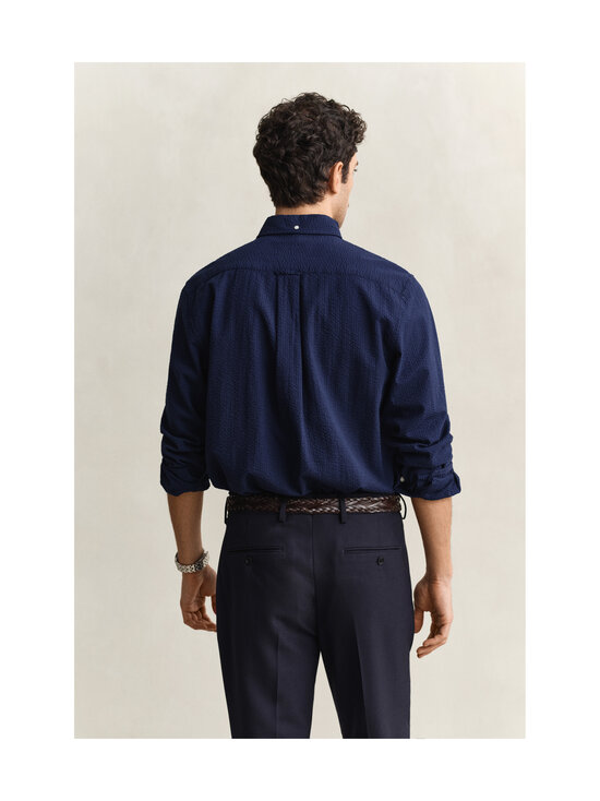 GANT - Seersucker krekls ar apkakli - 409 CLASSIC BLUE | Stockmann - photo 3