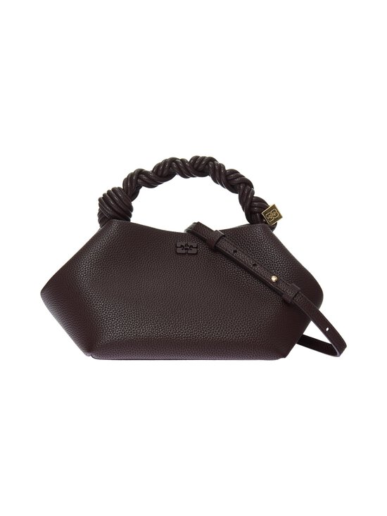 Ganni - Bou Bag Small Grained -laukku - 979 CHICORY COFFEE | Stockmann - photo 1