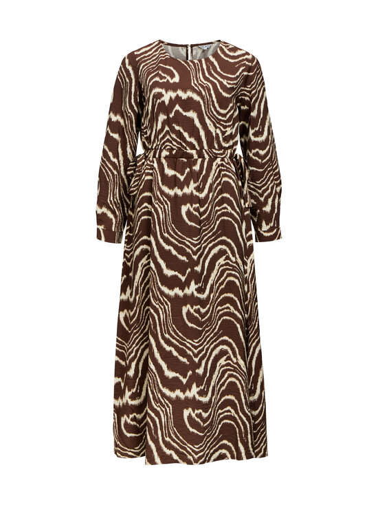 Object - ObjJacira O-neck kleita - SEAL BROWN AOP:BIRCH | Stockmann - photo 1