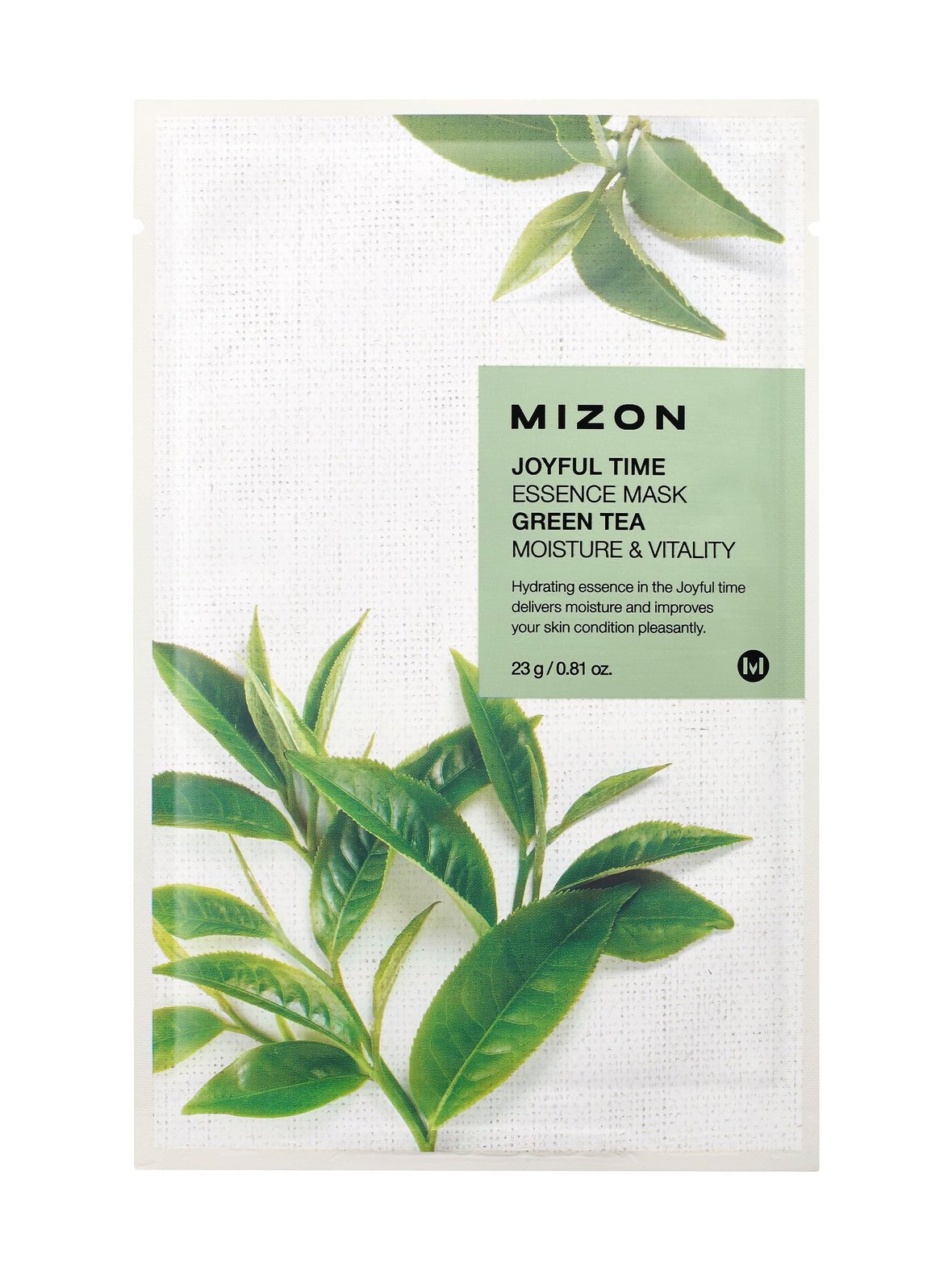Joyful Time Essence Green Tea Mask -kangasnaamio 23 g, Mizon