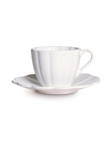 Mateus - Tass ja alustass Oyster 25 cl - WHIE | Stockmann