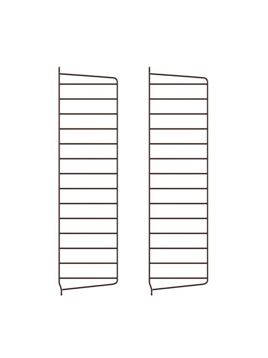 String Furniture - String System -seinäsivupaneelit tummanruskea 75 x 20 cm - BROWN | Stockmann - photo 1