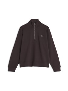 Maison Kitsuné - Baby Fox Half Zip -collegepaita - 0423 GANACHE | Stockmann