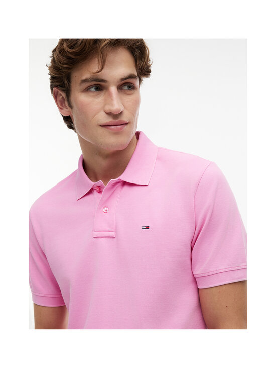 Tommy Jeans - Polosärk Classic Flag Washed - TOU PINK DAISY | Stockmann - photo 5