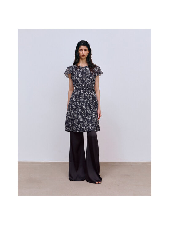 Ida Sjöstedt - Nadia Bubble Chiffon -mekko - BLACK FLORAL | Stockmann - photo 2