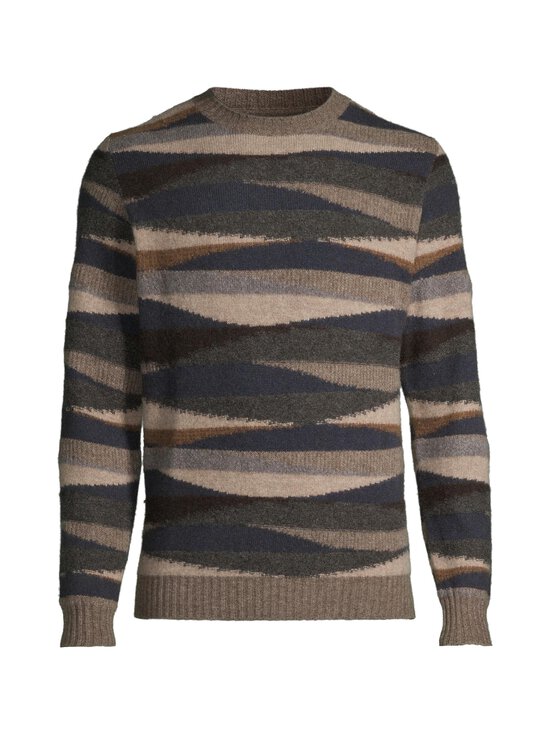 Stenströms - Crew Neck Patterned - jakki-merinoneule - NAVY PATTERN - photo 1 Stenströms - Crew Neck Patterned - jakki-merinoneule - NAVY PATTERN | Stockmann - photo 1