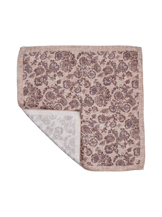 Oscar Jacobson - Siidist taskurätt Floral Print - 470 TRENCH BEIGE | Stockmann - photo 2