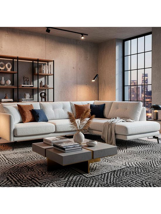 Dutti - Showtime-kulmasohva Modis-kangas 2980 vaaleanharmaa 235 x 266 cm - GREY | Stockmann - photo 13