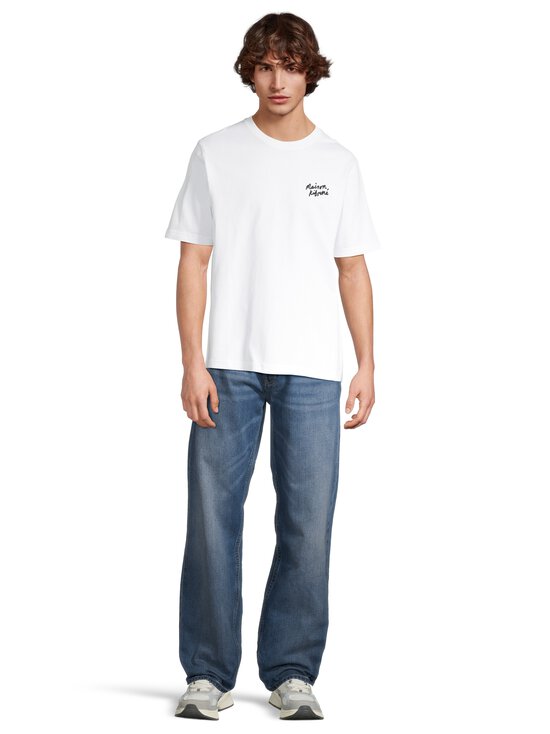 Maison Kitsuné - Handwriting Comfort t-paita - WHITE/BLACK | Stockmann - photo 2