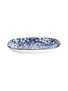Tokyo Design Studio - Sakura Oblong porcelāna šķīvis ø 18, 7 cm - BLUE/WHITE Tokyo Design Studio - Sakura Oblong porcelāna šķīvis ø 18, 7 cm - BLUE/WHITE | Stockmann