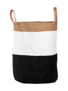 Mifuko - Kiondo Floor Basket Duo XL grozs - DUO BLACK Mifuko - Kiondo Floor Basket Duo XL grozs - DUO BLACK | Stockmann