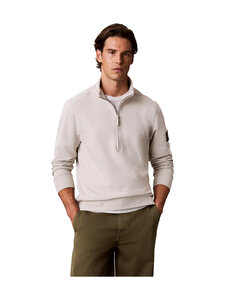 Calvin Klein Jeans - Badge Quarter Zip džemperis - PDJ MOONSTRUCK | Stockmann