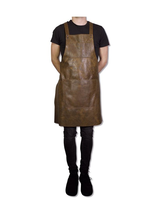 DUTCHDELUXES - Suspender Style Leather Apron, 64.5 x 77 cm - VB VINTAGE BROWN - photo 4 DUTCHDELUXES - Suspender Style Leather Apron, 64.5 x 77 cm - VB VINTAGE BROWN | Stockmann - photo 4