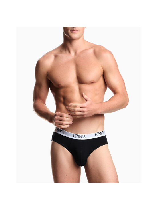 Emporio Armani - Alushousut 3-pack - MC061 BLACK/BLACK/BLACK | Stockmann - photo 3