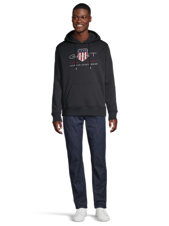 GANT - Kapuutsiga dressipluus Regular Archive Shield - 5 BLACK - photo 2 GANT - Kapuutsiga dressipluus Regular Archive Shield - 5 BLACK | Stockmann - photo 2