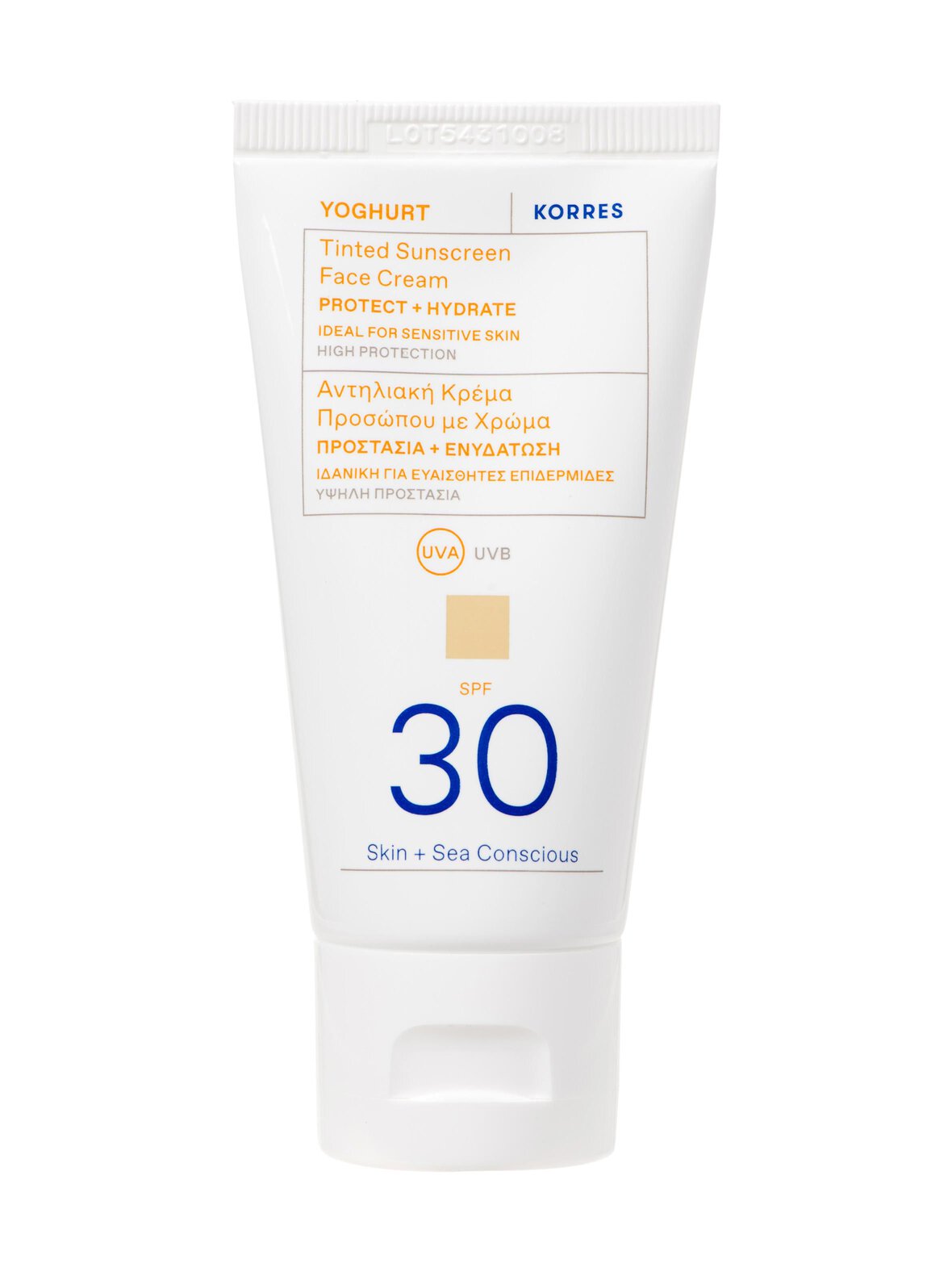 Yoghurt SPF30 Tinted Sunscreen Face Cream -sävyttävä geelivoide
