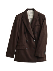 GANT - Hourglass flaneļa žakete - 202 DEEP BROWN | Stockmann