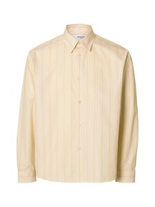 Selected - SlhCtmBen Stripe -kauluspaita - ANGORA STRIPES:MULTI STRIPES | Stockmann
