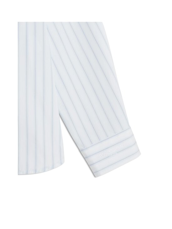 Maison Kitsuné - Striped Boyfriend -paitapusero - 0491 PURE BLUE/WHITE | Stockmann - photo 3